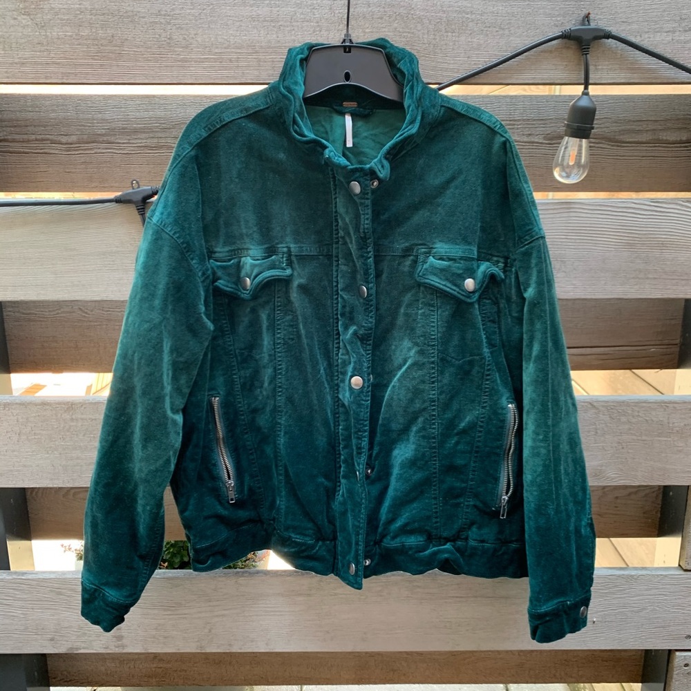 Free People Emerald Oversized Jacket